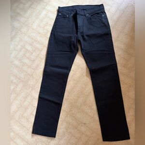 Levi's 511 Slim Fit Men's Dark Black Straight Jeans